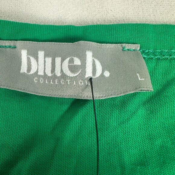 Blue B. Sequin Cowgirl Boot Graphic Tee Kelly Green Size Large - Picture 4 of 7